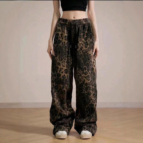 Damen Freizeithose im tierischen Druck Drune