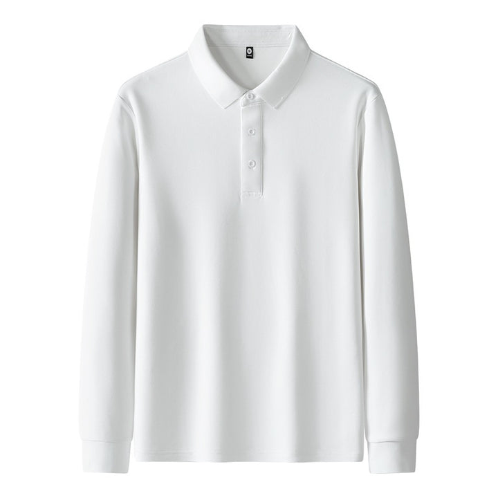 Damen Poloshirt mit langem Arm und Knopfdetails Drune
