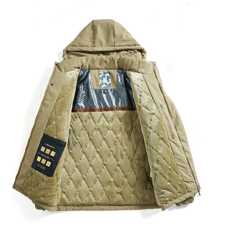 Herren Multifunktionale und warme Steppjacke Drune