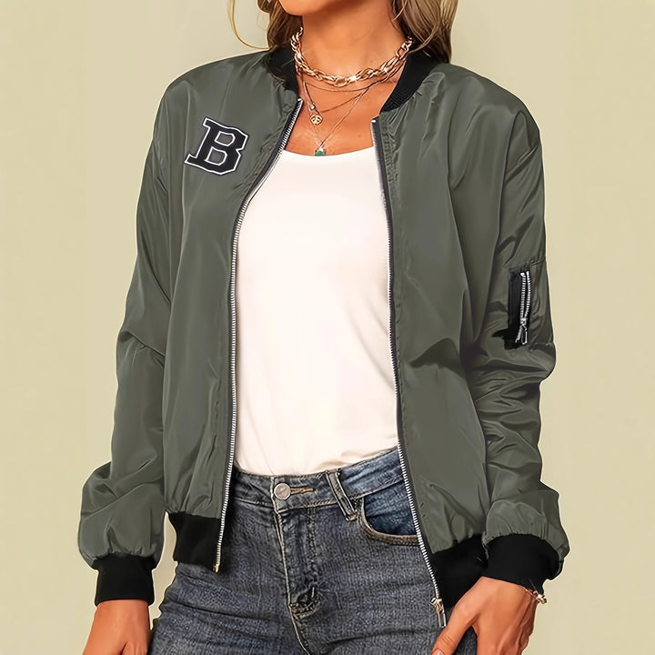 Damen Modische Bomberjacke
