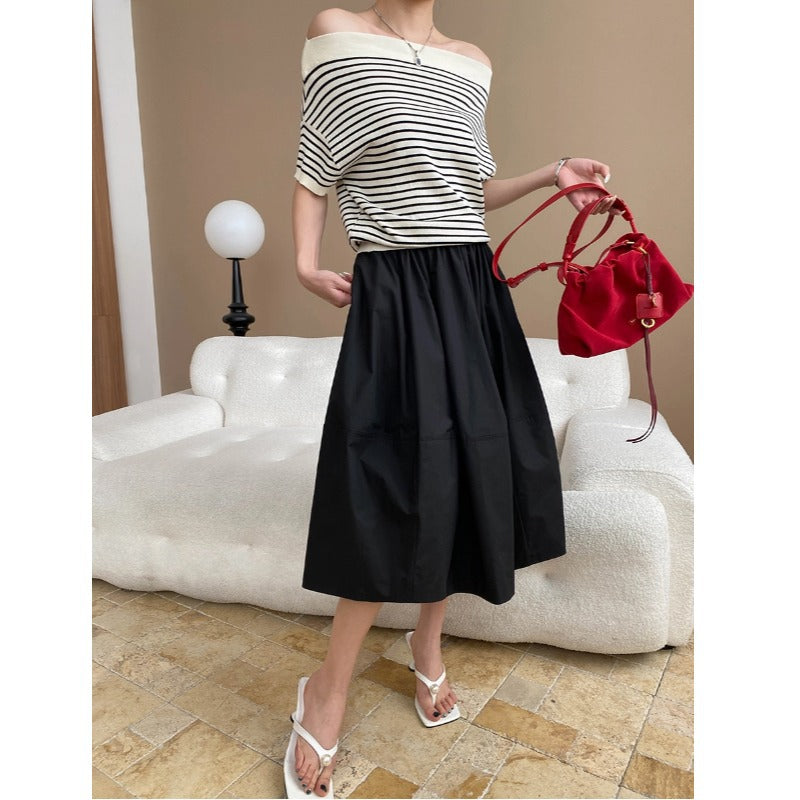 Damen elegantes Wickeloberteil mit vielseitigen Off-Shoulder-Trageoptionen Drune