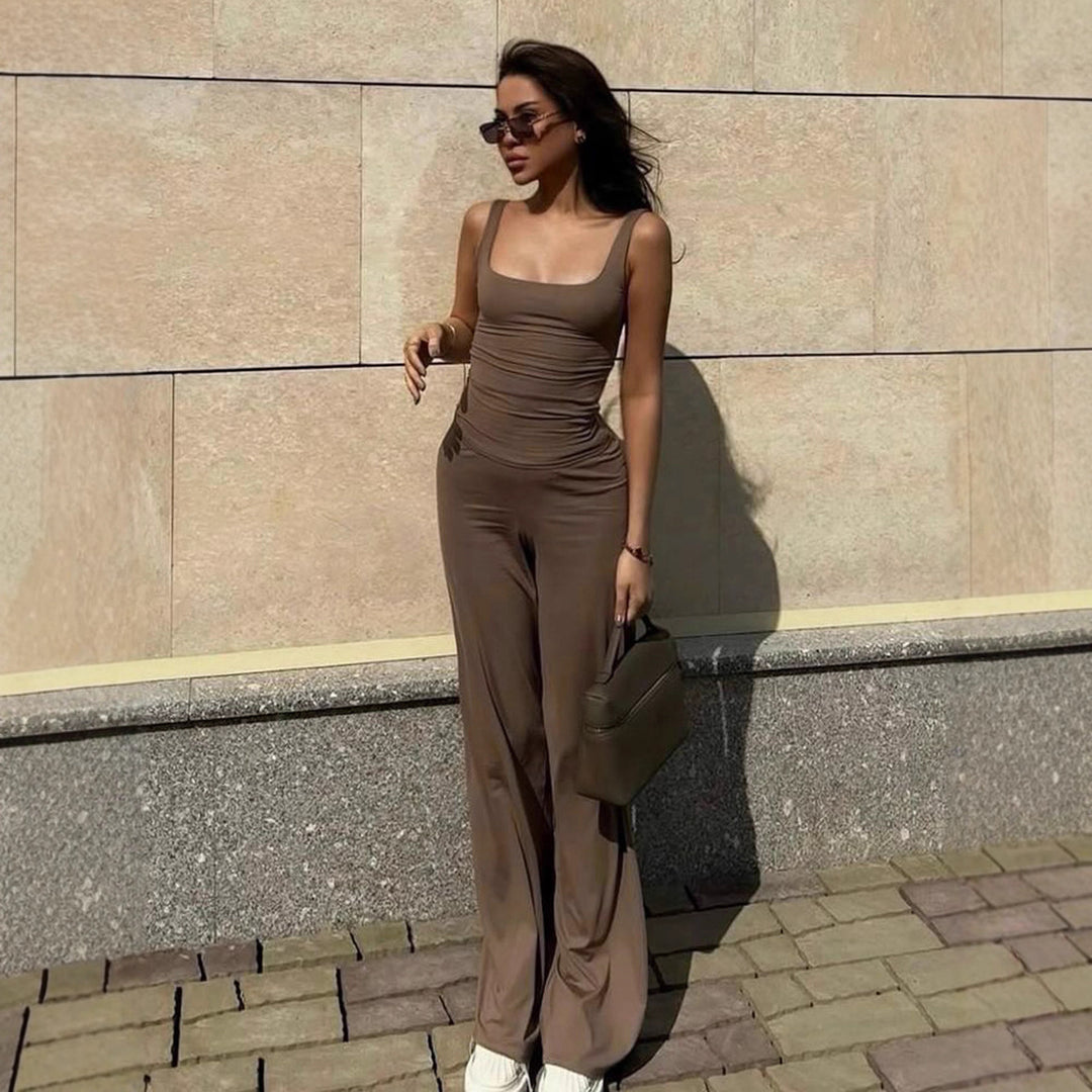 Damen Set bestehend aus Top und weit geschnittenen Hosen Drune