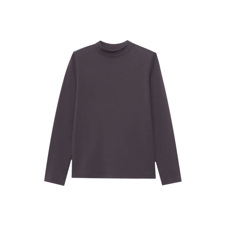 Damen Langarmshirt mit hohem Kragen aus hochwertigem Material Drune
