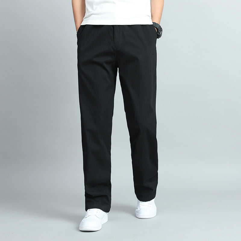 Herren Bequeme Chino-Baumwollhose Drune