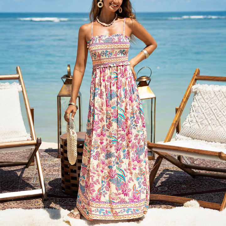 Damen Maxikleid Drune