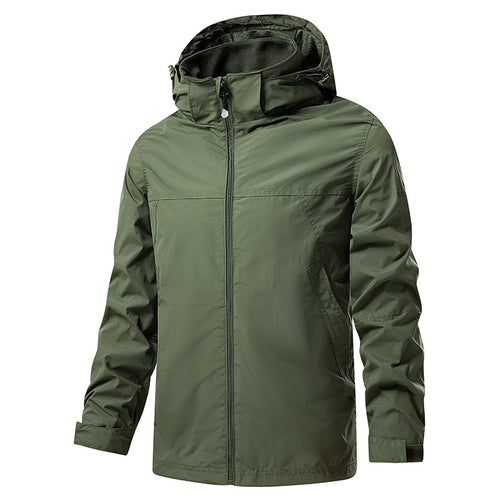 Herren Leichte Outdoorjacke mit verstellbarer Kapuze Drune 1787797788