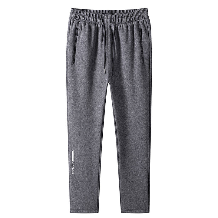 Herren Sport-Jogginghose mit elastischem Bund und Reißverschlusstaschen Drune