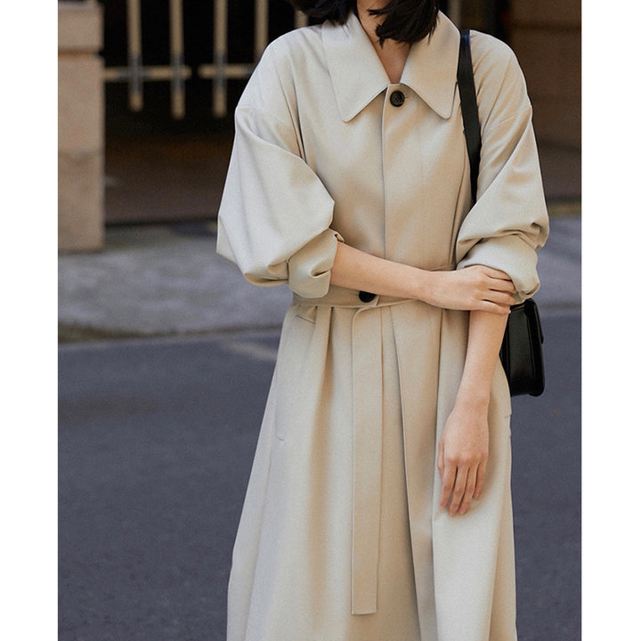 Damen Elegante und bequeme Trenchcoat Drune