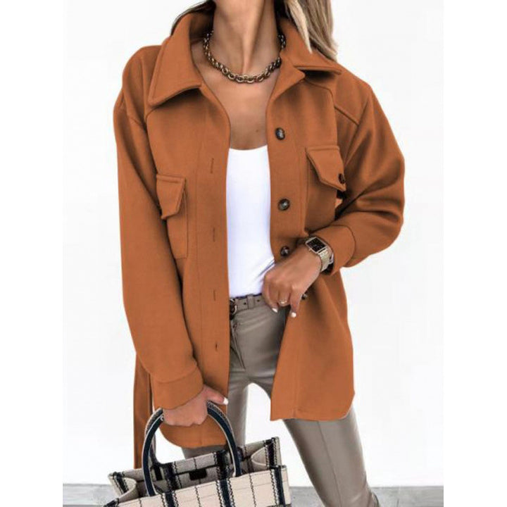 Damen modische Overshirtjacke Drune