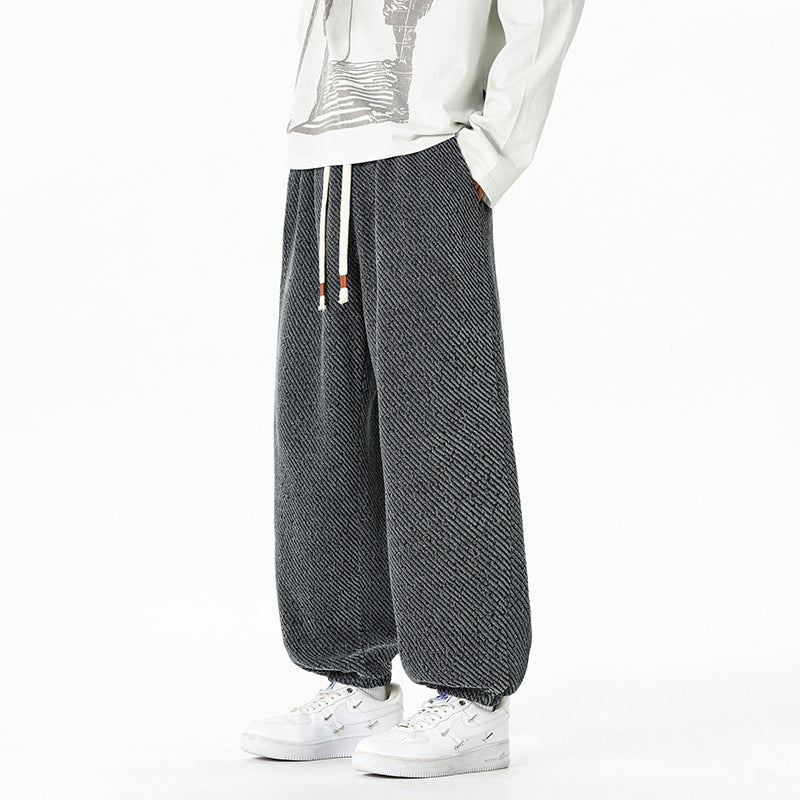 Herren Modische Gestreifte Freizeithose