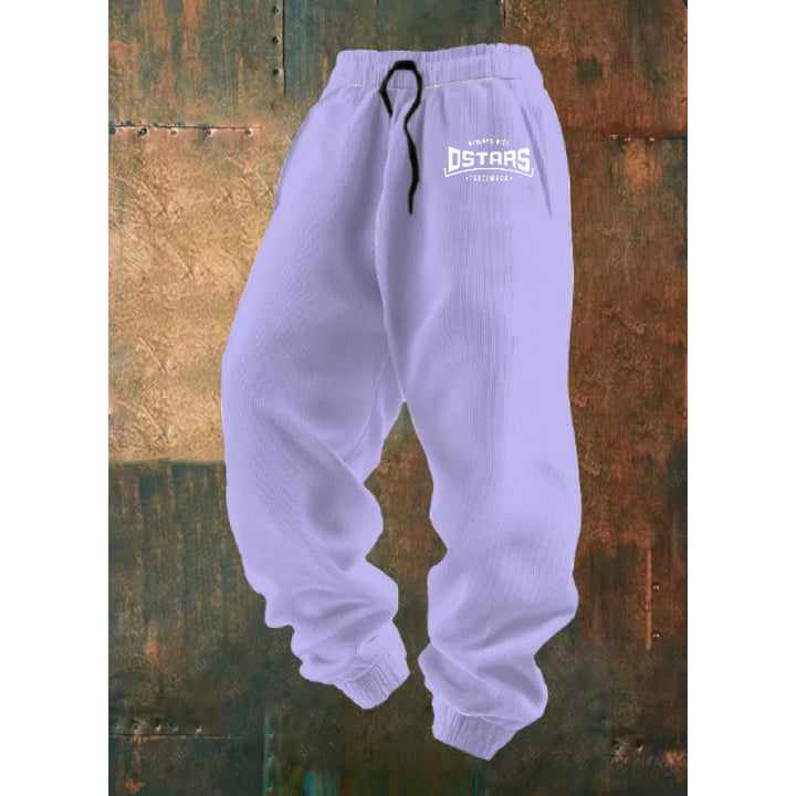 Damen Bequeme Freizeithose mit kreativem Druck Drune