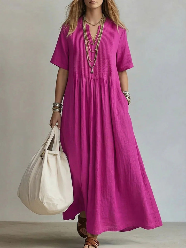 Damen Langes Sommerkleid Drune