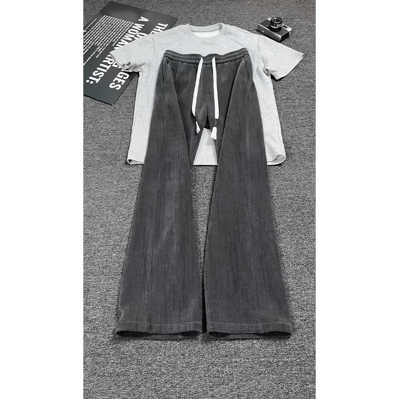 Damen Modische und weite Flared-Hose Drune