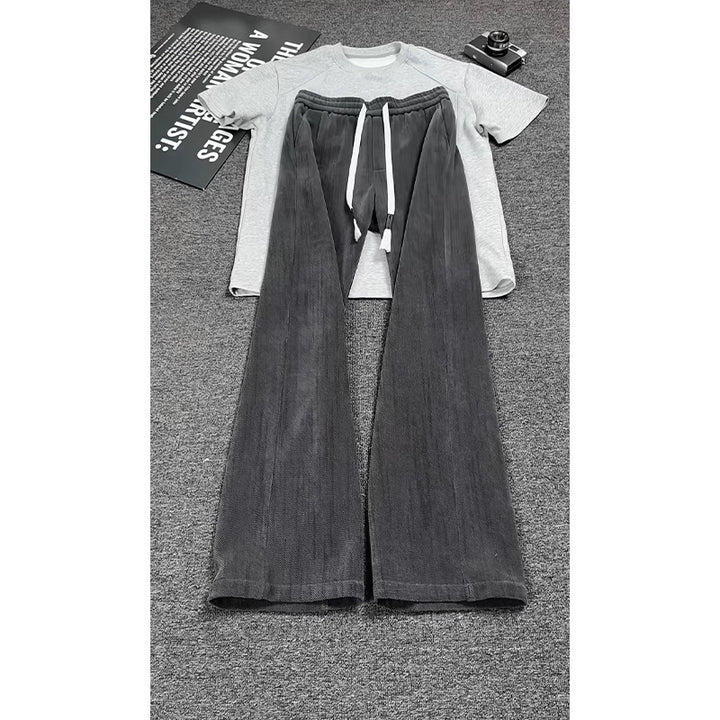 Damen Modische und weite Flared-Hose Drune