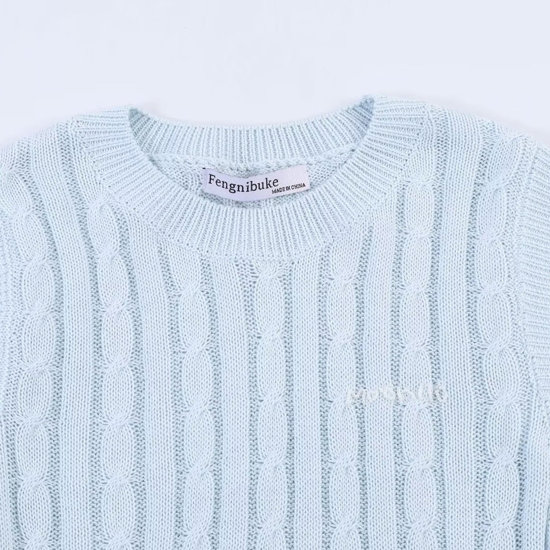 Damen Strickoberteil mit lässigem Schnitt und innovativem Layering Drune
