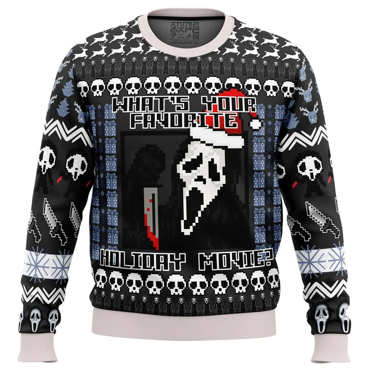 Drune | Skull Print - Festival der Holiday Prints Hässlicher Pullover