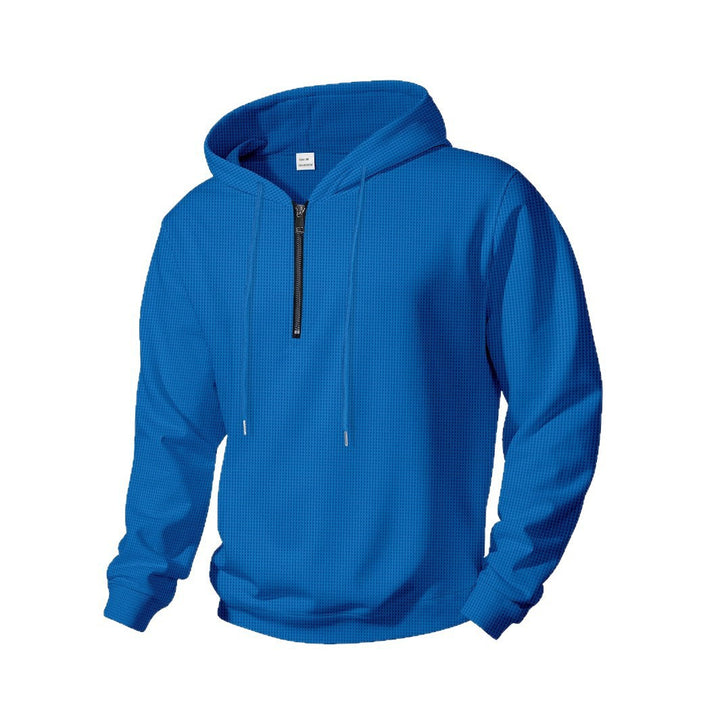 Herren Kapuzenpullover mit innovativem Reißverschluss und atmungsaktivem Material Drune