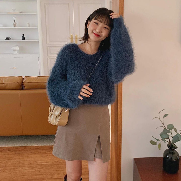 Damen Minirock mit elegantem Schnitt und praktischen Eingrifftaschen Drune