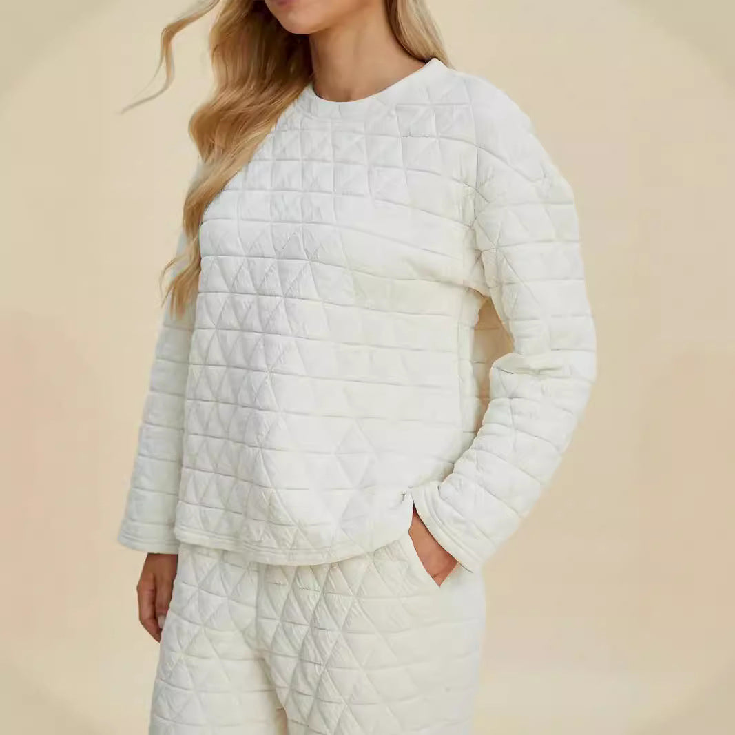 Damen Quilted Lounge-Set Drune