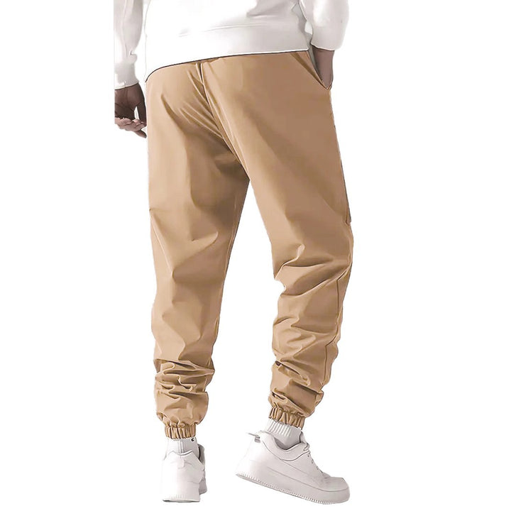 Herren Moderne Cargo-Jogginghose mit elastischem Bund, Kordelzug & Klappentaschen Drune