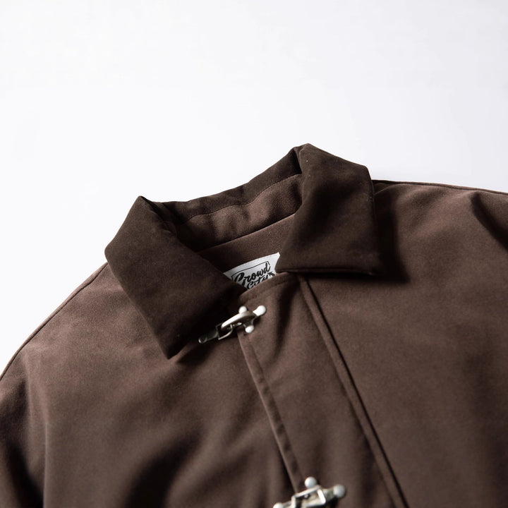 Herren Kurzblouson aus Canvas mit Knebelverschlüssen und elastischem Saum Drune
