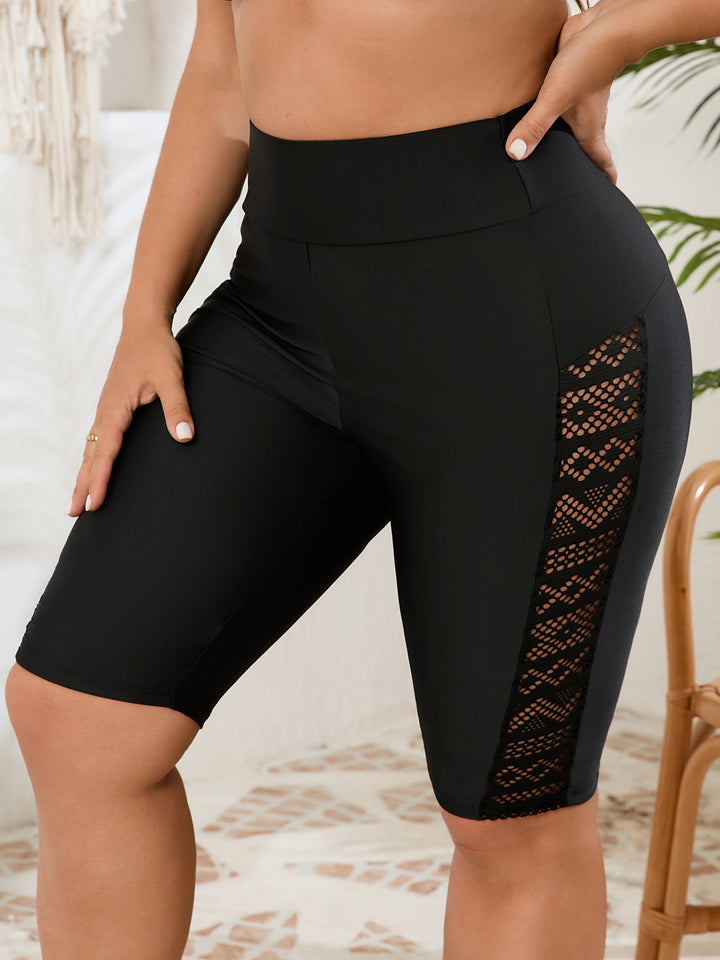 Damen Sportliche Radlerhose mit atmungsaktiven Netzdetails Drune