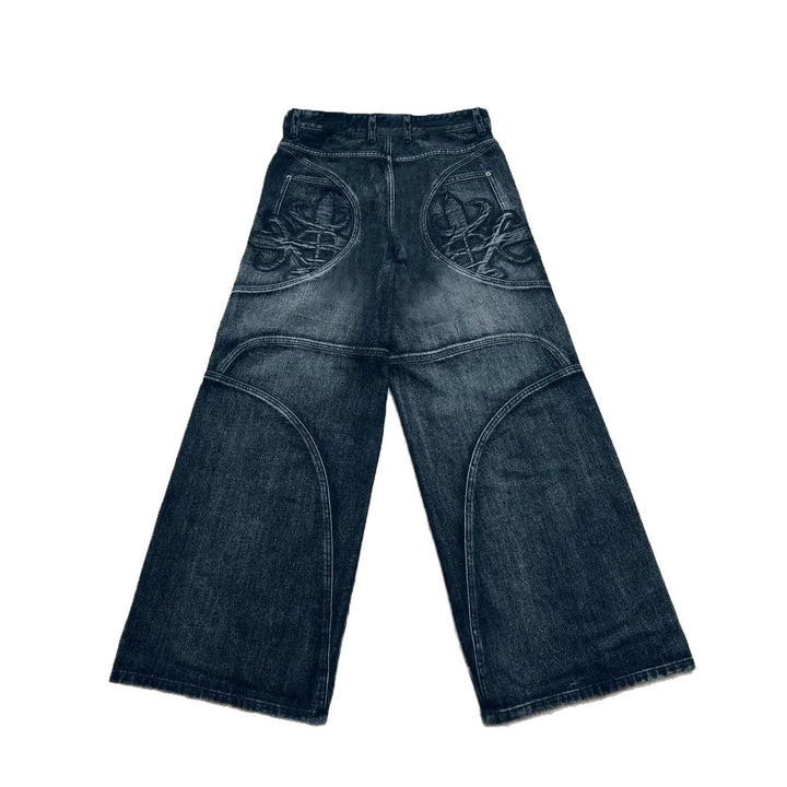 Damen Weit geschnittene Jeans Drune
