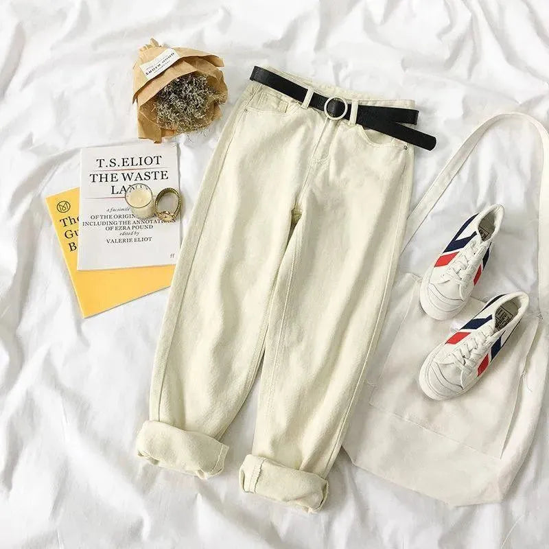 Drune | Women high-waisted jeans straight