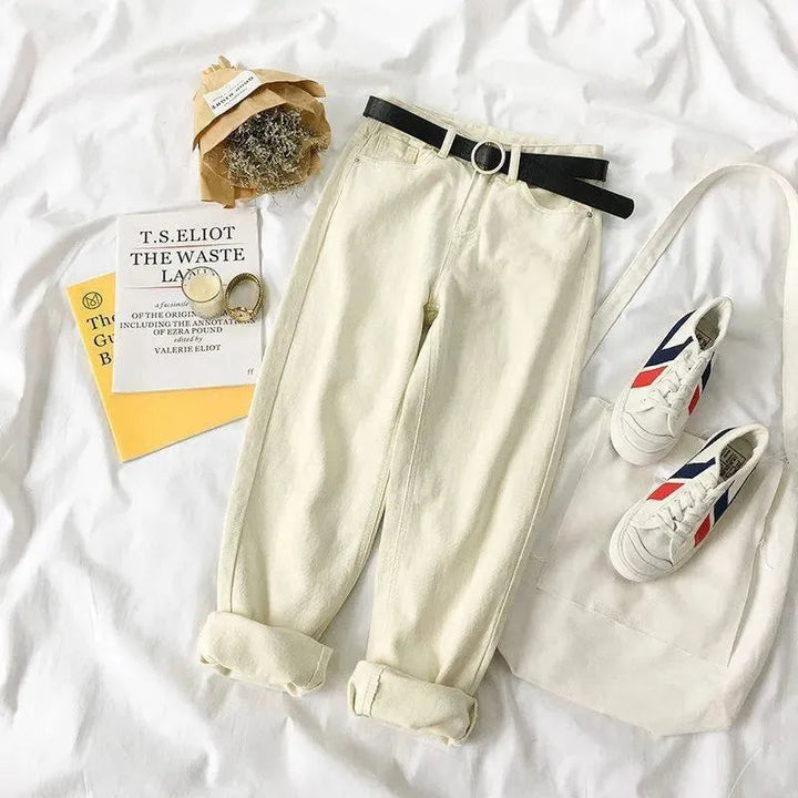 Drune | Women high-waisted jeans straight