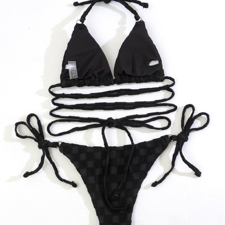 Damen Triangel-Bikini mit raffinierten Bindungselementen Drune