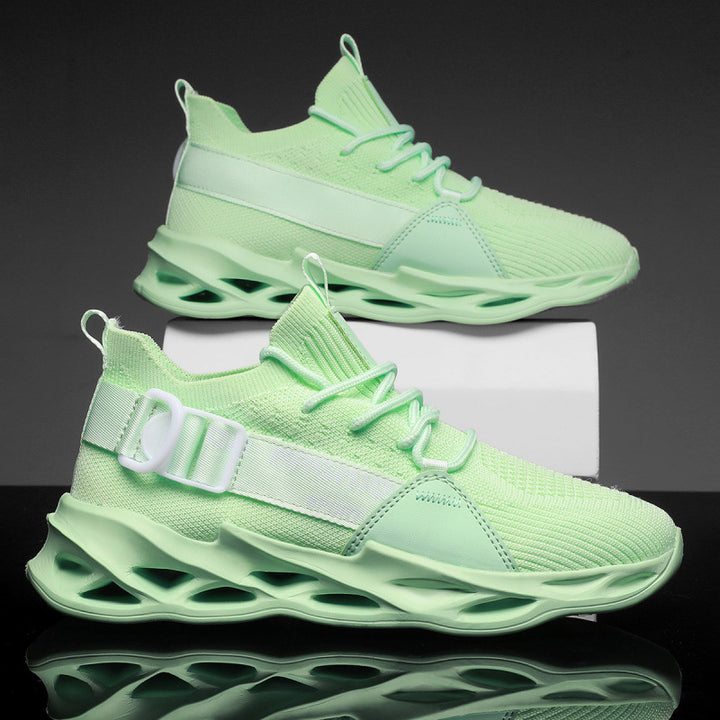Unisex Strick-Sockensneaker mit gelochter Waben-Luftsohle Drune