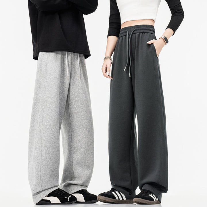 Damen weite Lounge-Jogginghose mit elastischem Bund, Kordelzug und legerer Culotte-Passform Drune