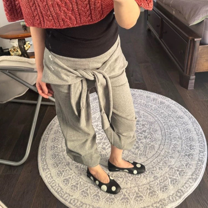 Damen Ballerinas mit modischem Punktedesign und flexibler Sohle Drune