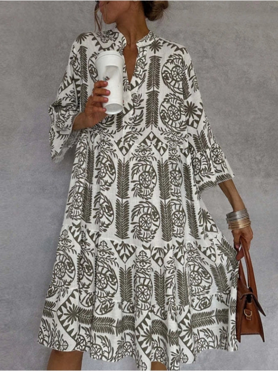 Juliette Women's Relaxed Floral Tunic Dress