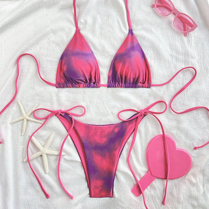 Damen Triangel-Bikini mit verstellbaren Trägern Drune