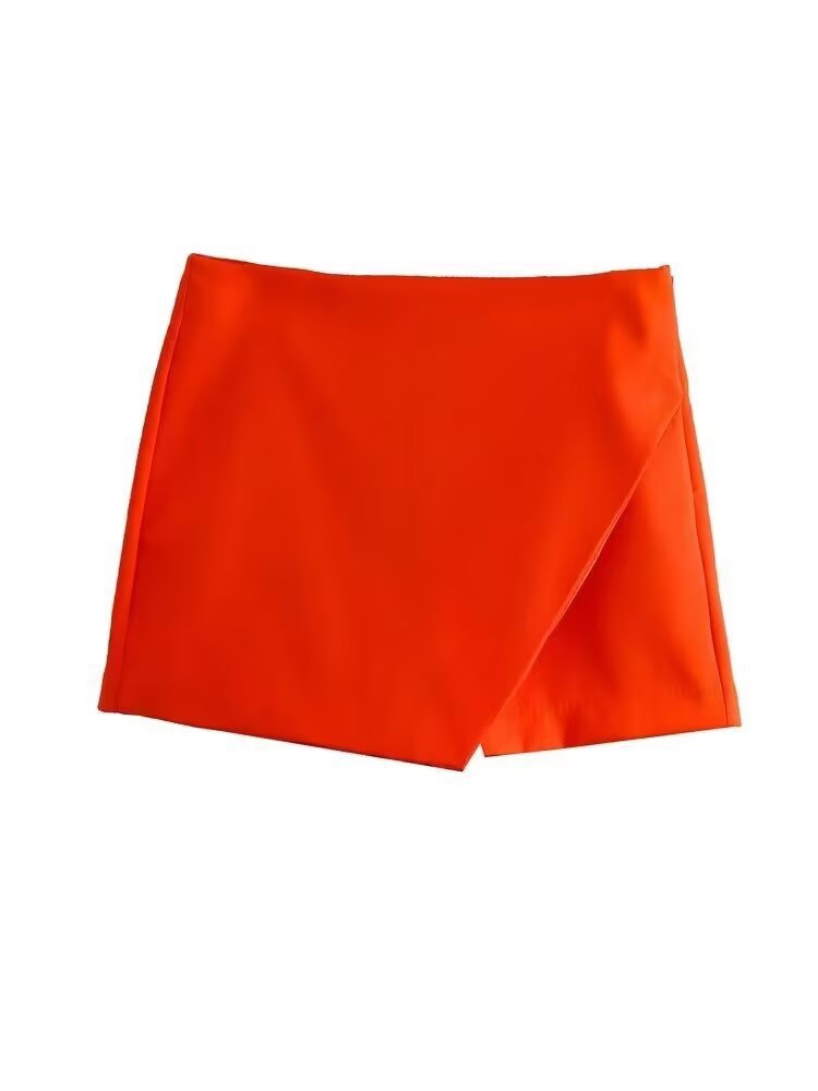 Damen modische Wickel-Shorts aus hochwertigem, elastischem Material Drune