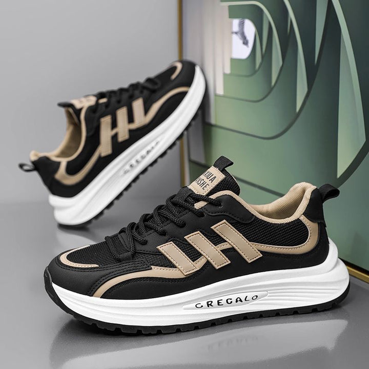 Herren Sportlicher Retro-Chunky Sneaker mit dicker EVA-Laufsohle und atmungsaktivem Mesh-Upper Drune
