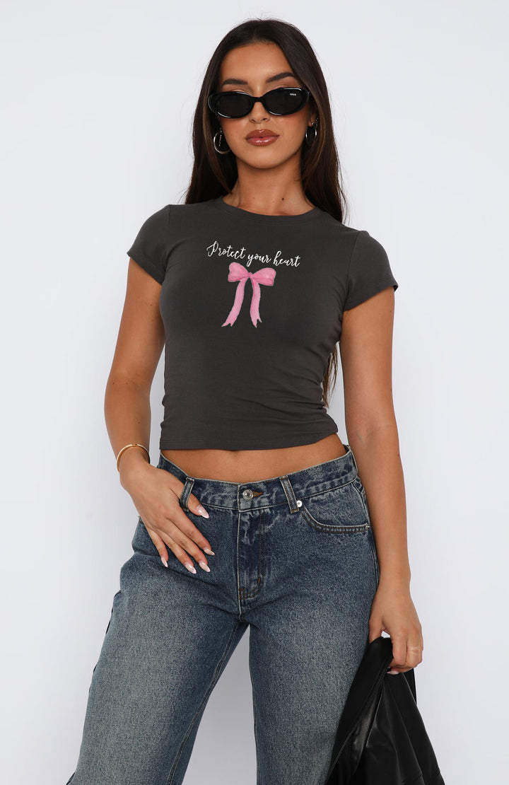 Damen bequemes Crop-Top mit modischem Druck Drune
