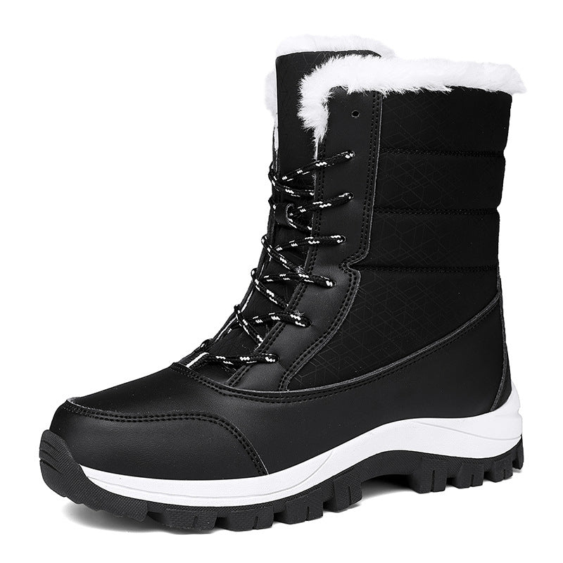 Damen Winterstiefel mit rutschfester Sohle und wärmendem Futter Drune