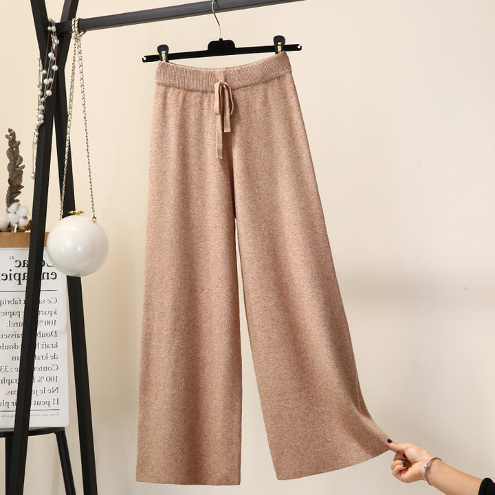 Damen Weite Strickhose Drune