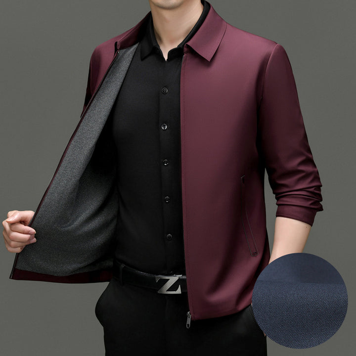 Herren modische Jacke mit innovativem Reißverschluss und elastischen Details Drune