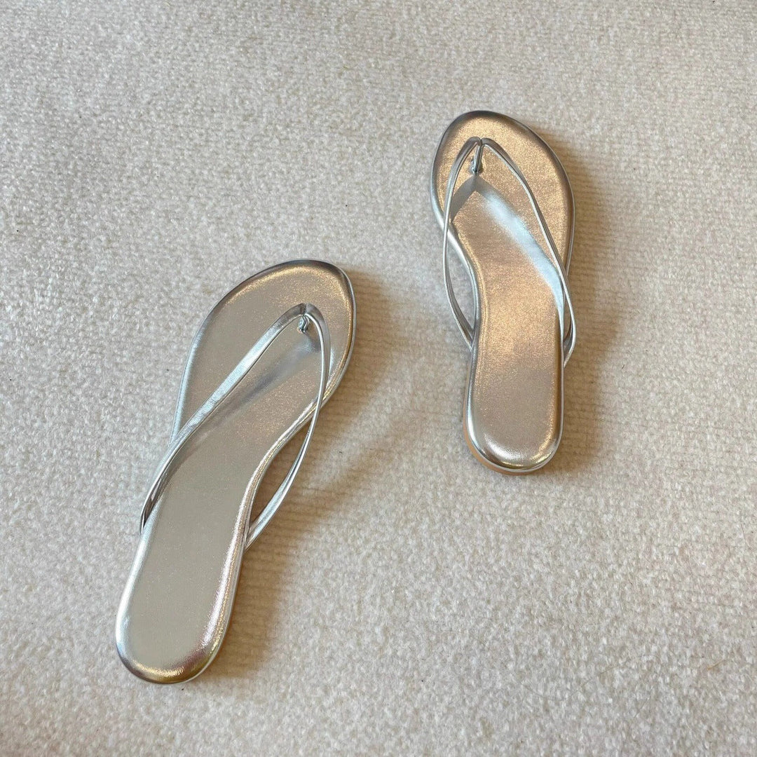 Damen Zehentrenner Sandalen mit ergonomischem Fußbett und flexibler Sohle Drune