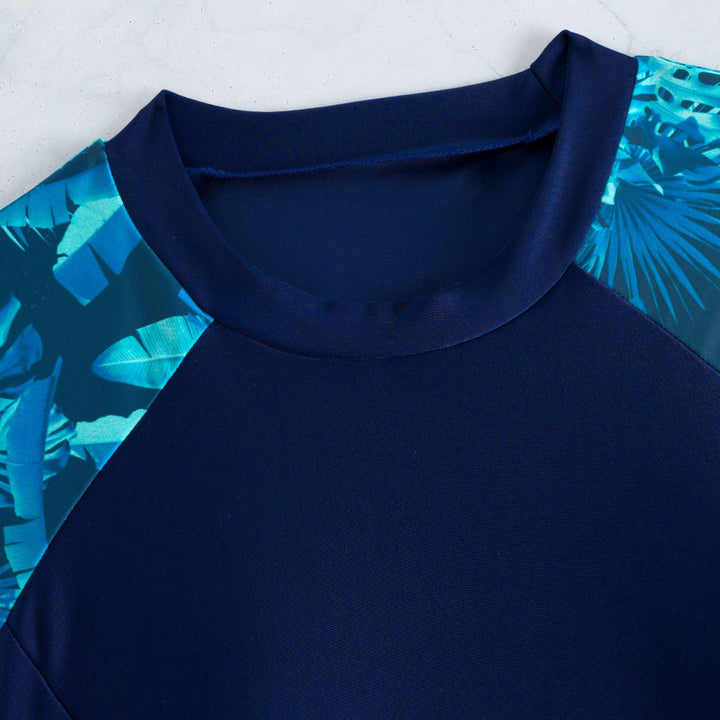 Damen Sportlicher Rashguard mit Shorts Drune