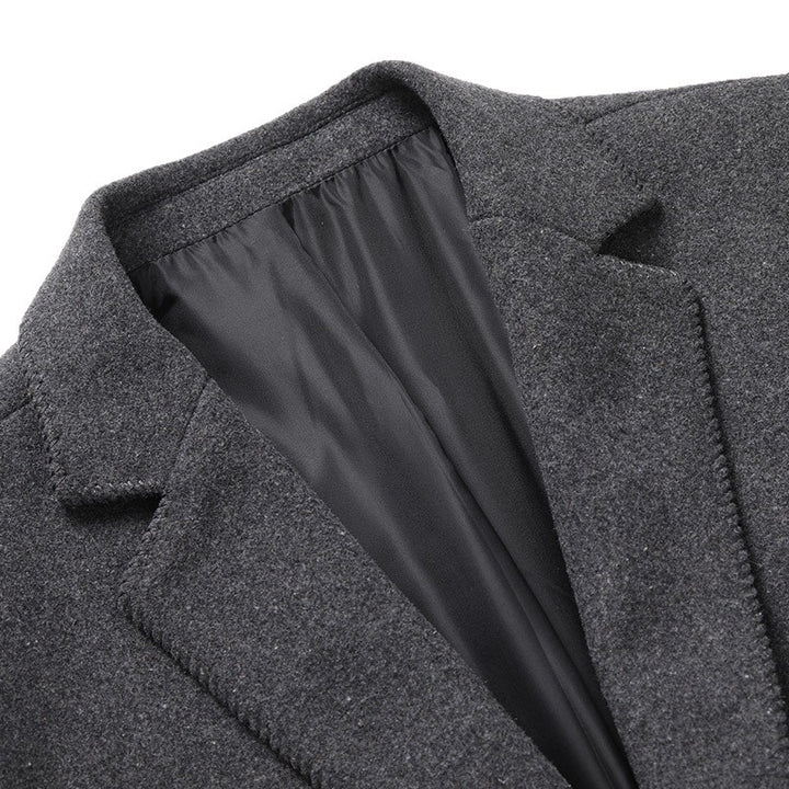 Herren eleganter Business-Blazer aus hochwertigem Wolle-Mix mit praktischen Taschen Drune