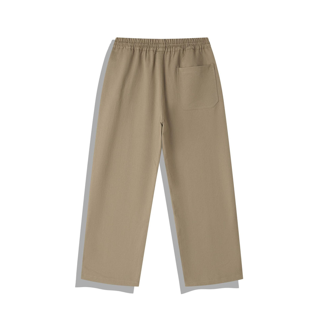 Damen Cropped-Hose im Relaxed-Fit mit Elastikbund, Tunnelzug und Ziersteppungen Drune