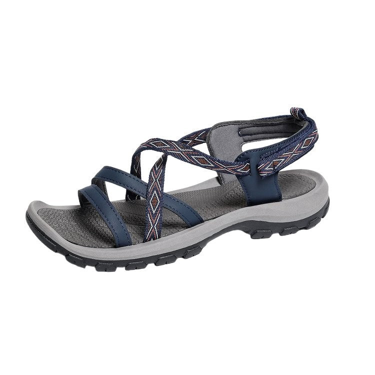 Damen Outdoor‑Trekkingsandale mit gepolstertem Fußbett und rutschfester Sohle Drune