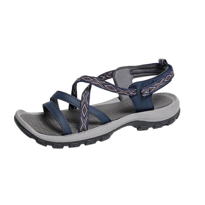 Damen Outdoor‑Trekkingsandale mit gepolstertem Fußbett und rutschfester Sohle Drune