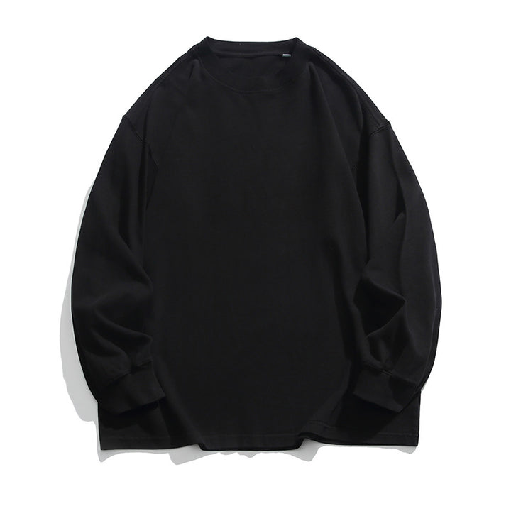 Unisex Weites Oversize-Langarmshirt im Heavyweight-Slouch-Stil mit Drop-Shoulder Drune