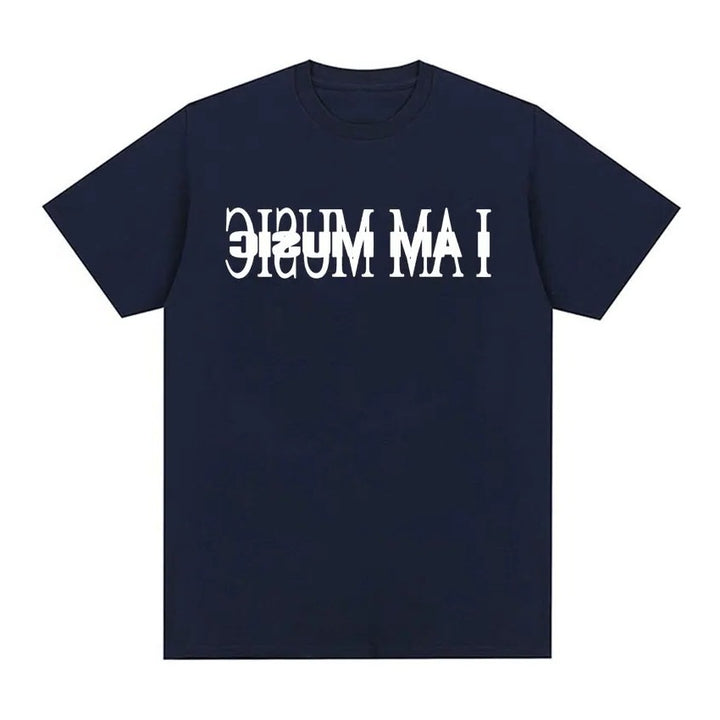 Damen T-Shirt mit modernem Typografie-Druck Drune