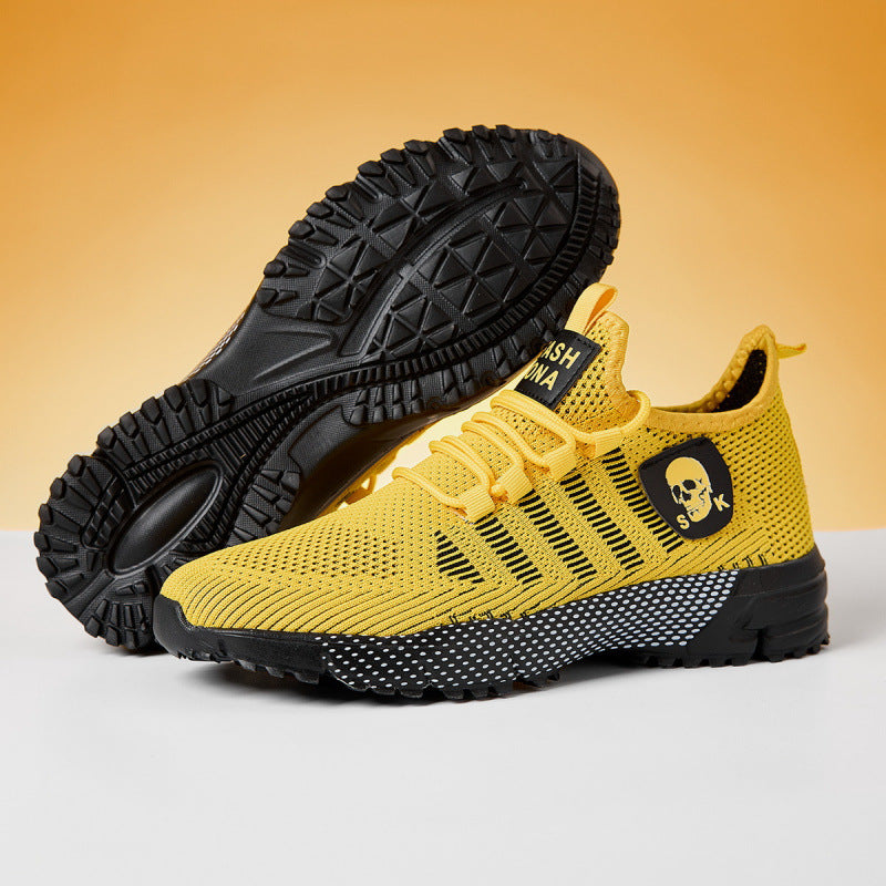 Herren Strick-Sockensneaker mit robuster Trail-Profilsohle und gepolstertem Komfortfußbett Drune